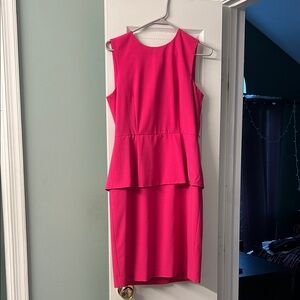 Calvin Klein Vibrant Pink Midi Dress